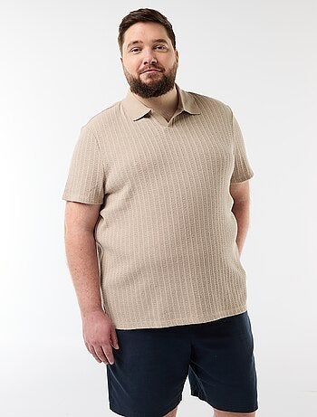 Polo de punto de manga corta