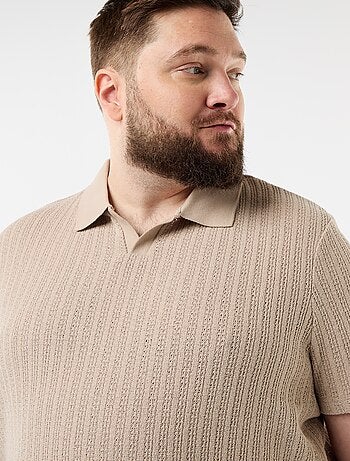 Polo de punto de manga corta