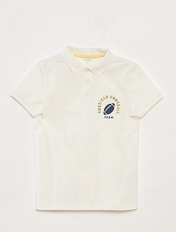 Polo de punto de piqué de estilo deportivo