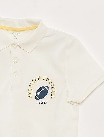 Polo de punto de piqué de estilo deportivo