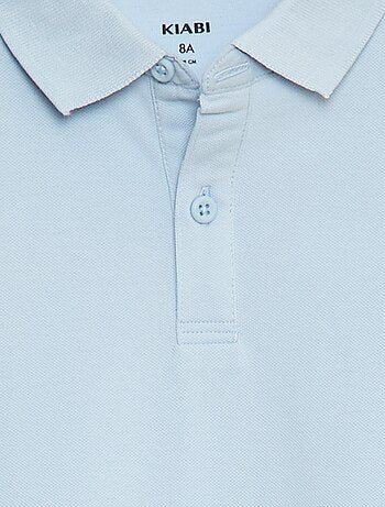Polo de punto de piqué de manga larga