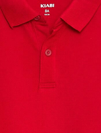 Polo de punto de piqué de manga larga