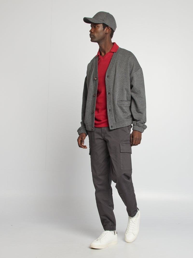 Polo de punto de piqué ROJO - Kiabi