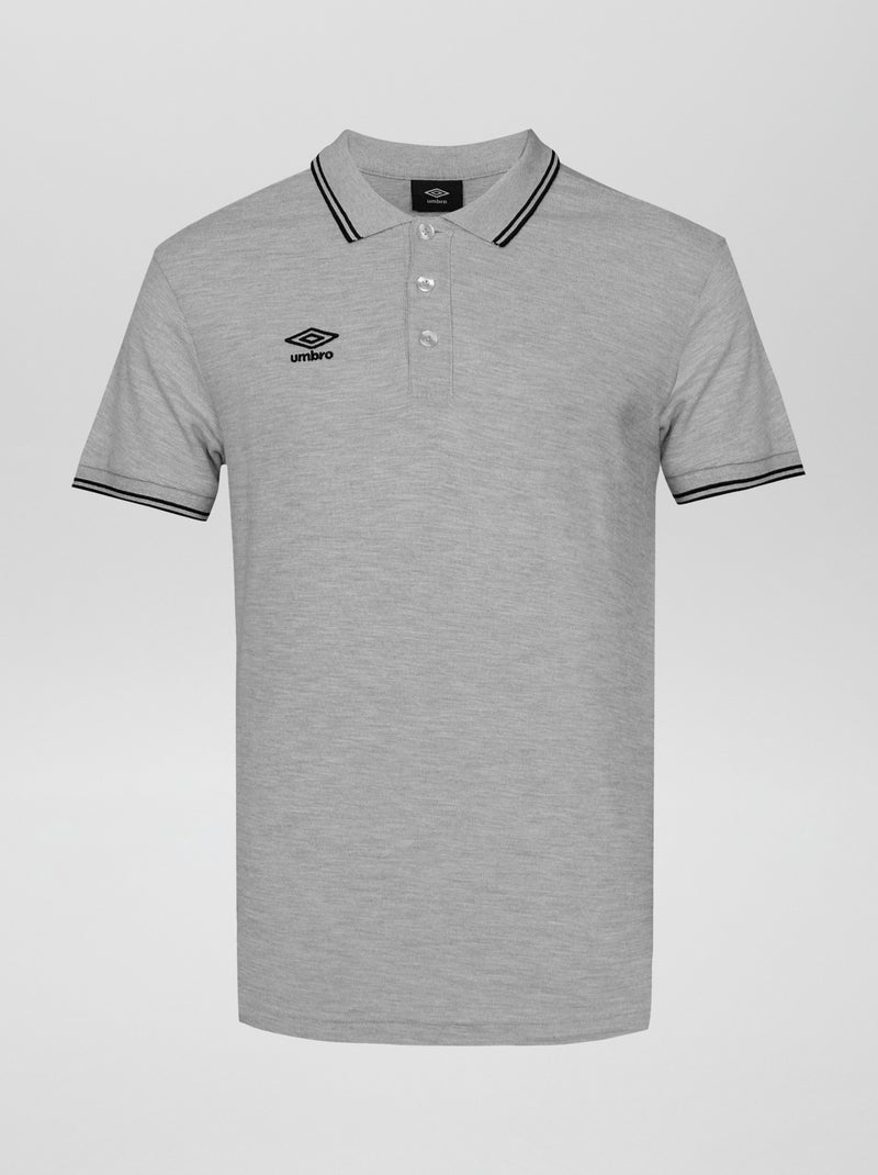 Polo de punto de piqué 'Umbro' GRIS - Kiabi