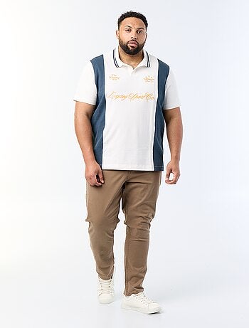 Polo de punto estampado
