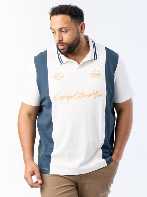 Polo de punto estampado - Kiabi