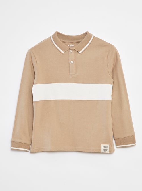 Polo de punto estilo rugby - Kiabi