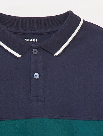 Polo de punto estilo rugby