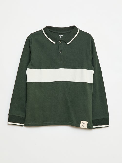 Polo de punto estilo rugby - Kiabi