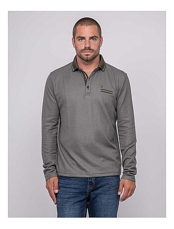 Polo de punto jacquard PALYPSO