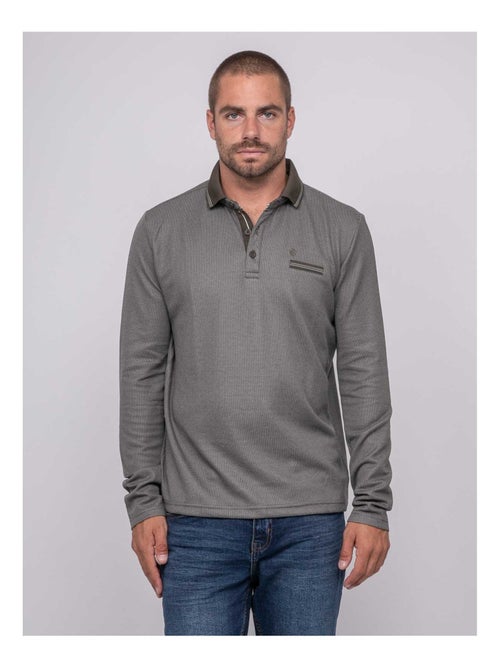 Polo de punto jacquard PALYPSO - Kiabi