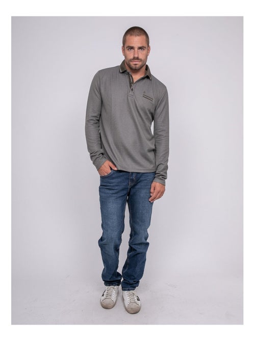 Polo de punto jacquard PALYPSO - Kiabi
