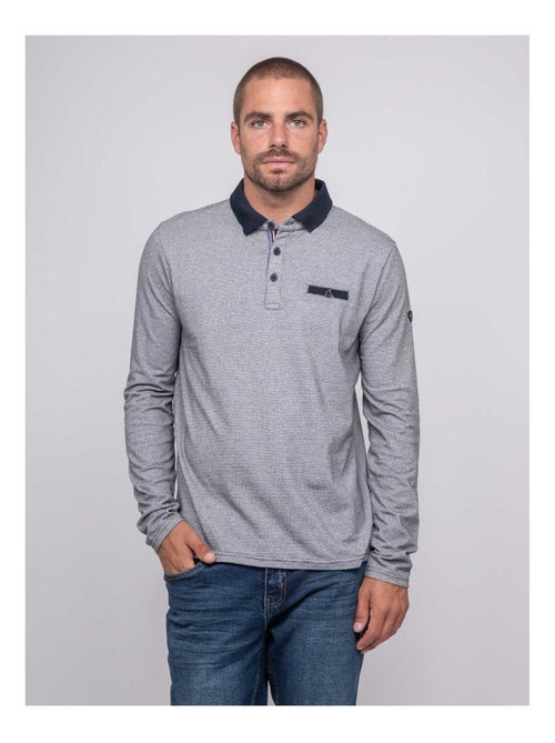 Polo de punto jacquard PIAGARA - Kiabi