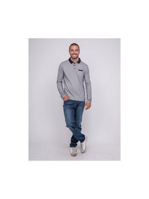 Polo de punto jacquard PIAGARA - Kiabi