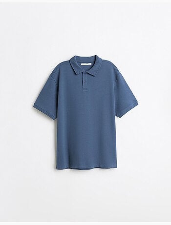 Polo de punto texturizado, mo fashion