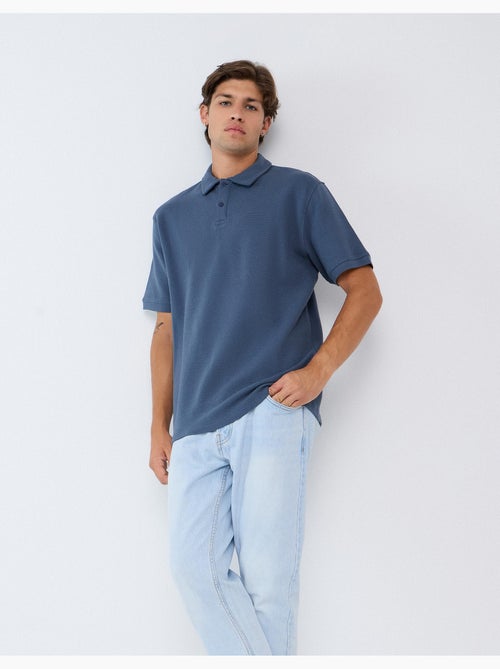Polo de punto texturizado, mo fashion - Kiabi