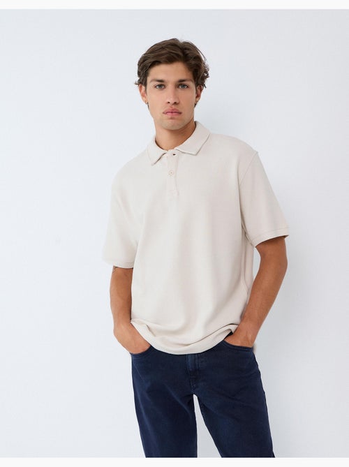 Polo de punto texturizado, mo fashion - Kiabi