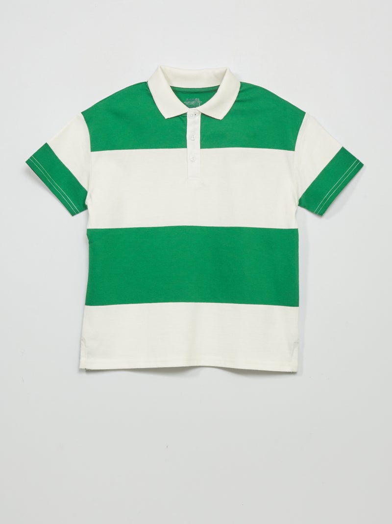 Polo de punto VERDE - Kiabi