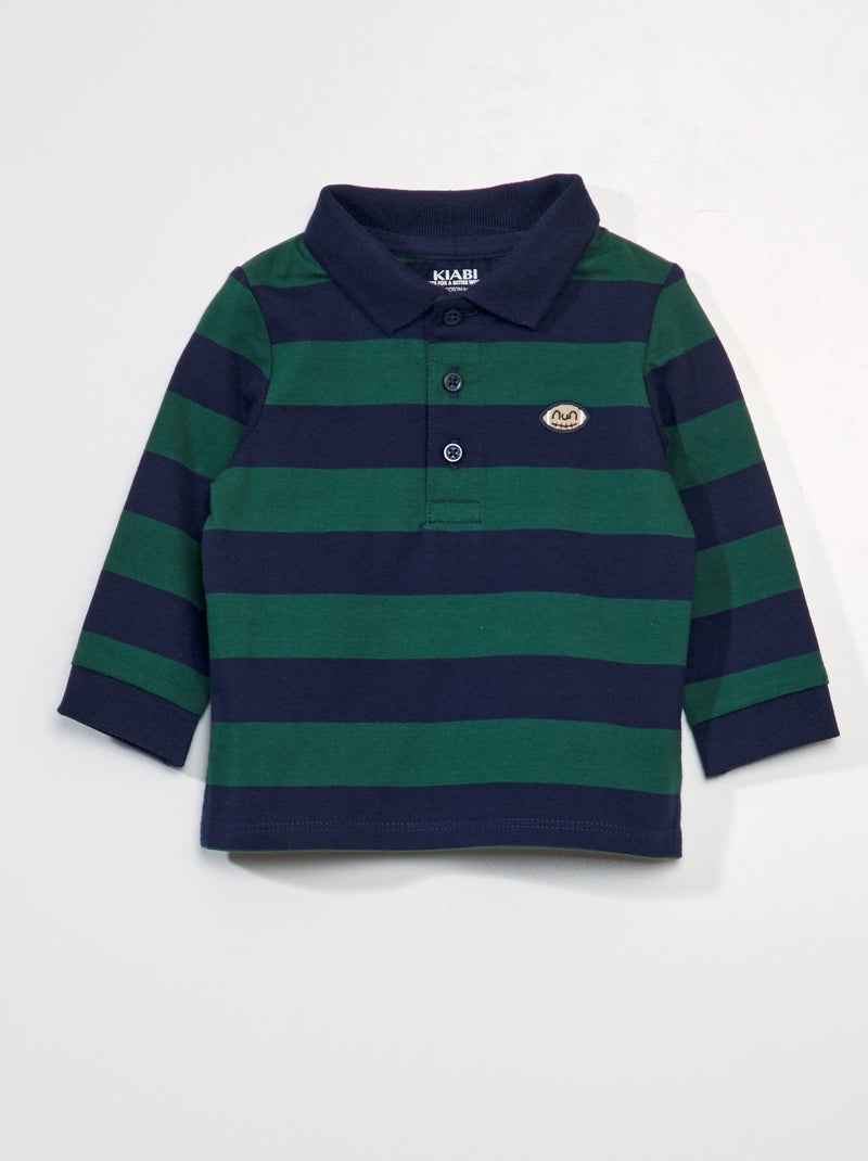 Polo de punto VERDE - Kiabi