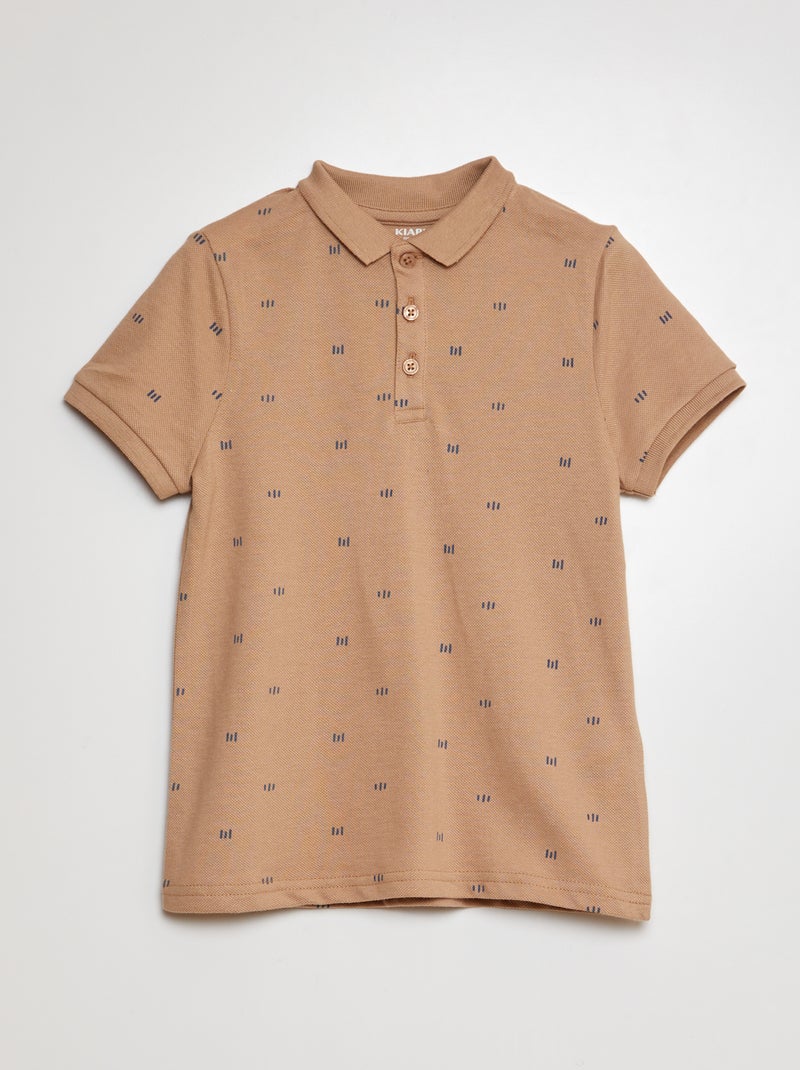 Polo de rayas BEIGE - Kiabi