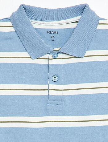 Polo de rayas de manga corta
