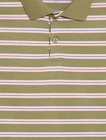 Polo de rayas de manga corta