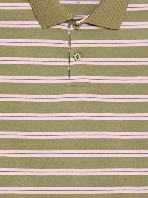 Polo de rayas de manga corta - Kiabi