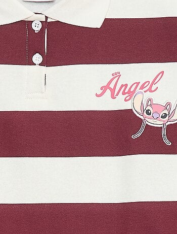 Polo de rayas estampado 'Angel' 'Disney'