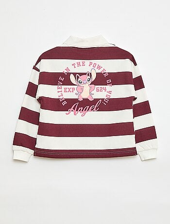 Polo de rayas estampado 'Angel' 'Disney'