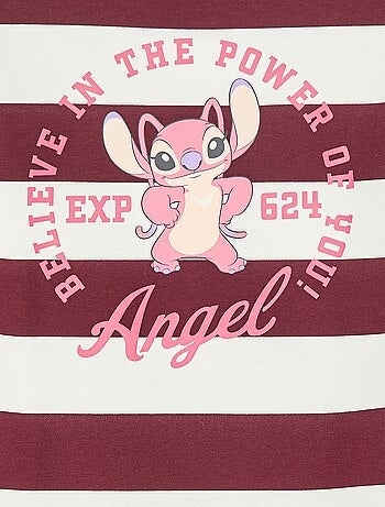 Polo de rayas estampado 'Angel' 'Disney'