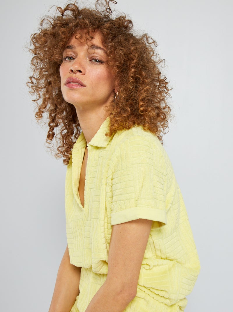 Polo de rizo amarillo - Kiabi