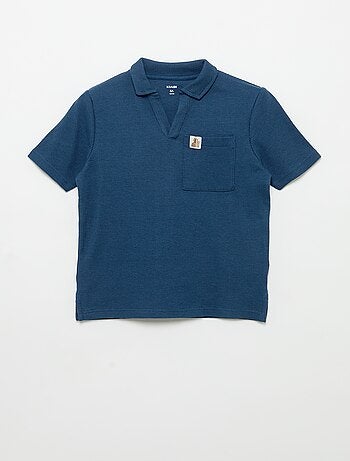 Polo de tejido de nido de abeja
