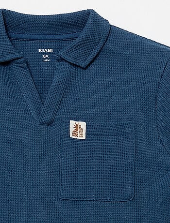 Polo de tejido de nido de abeja