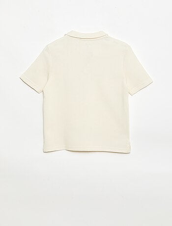 Polo de tejido de nido de abeja