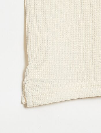 Polo de tejido de nido de abeja