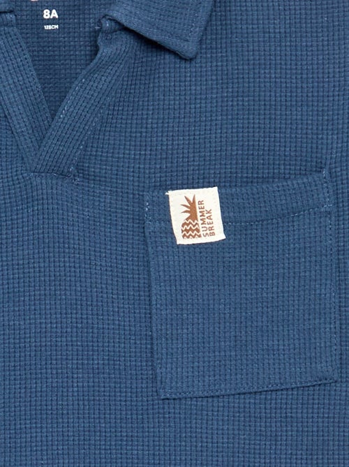 Polo de tejido de nido de abeja - Kiabi Polo de tejido de nido de abeja - Kiabi