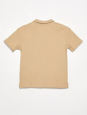 Polo de tejido de nido de abeja