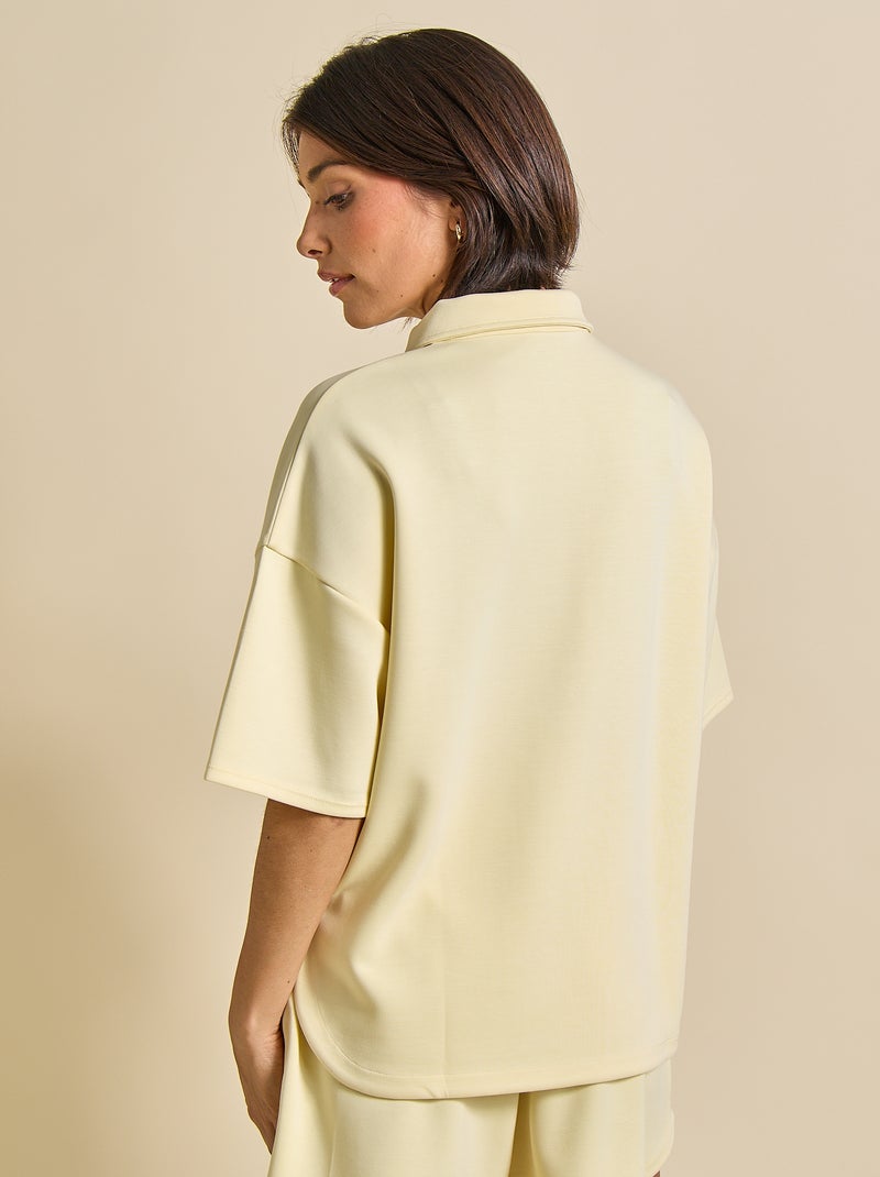 Polo deportivo oversize - (ekstract) Amarillo - Kiabi
