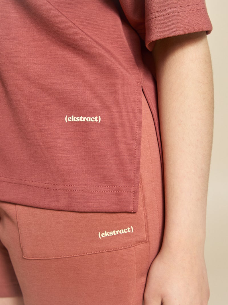 Polo deportivo oversize - (ekstract) Marron - Kiabi