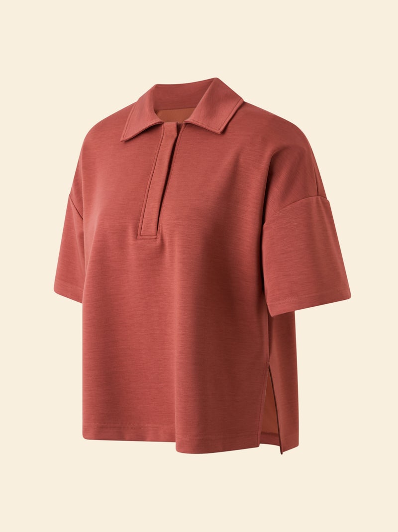 Polo deportivo oversize - (ekstract) Marron - Kiabi