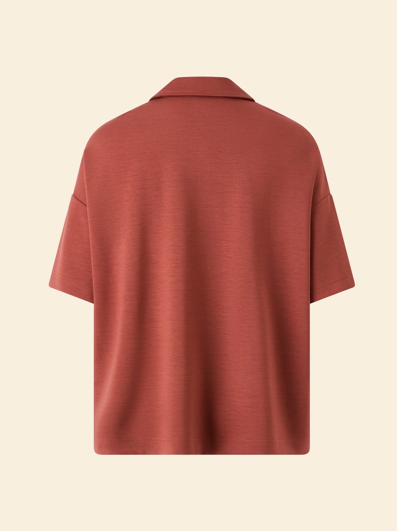 Polo deportivo oversize - (ekstract) Marron - Kiabi