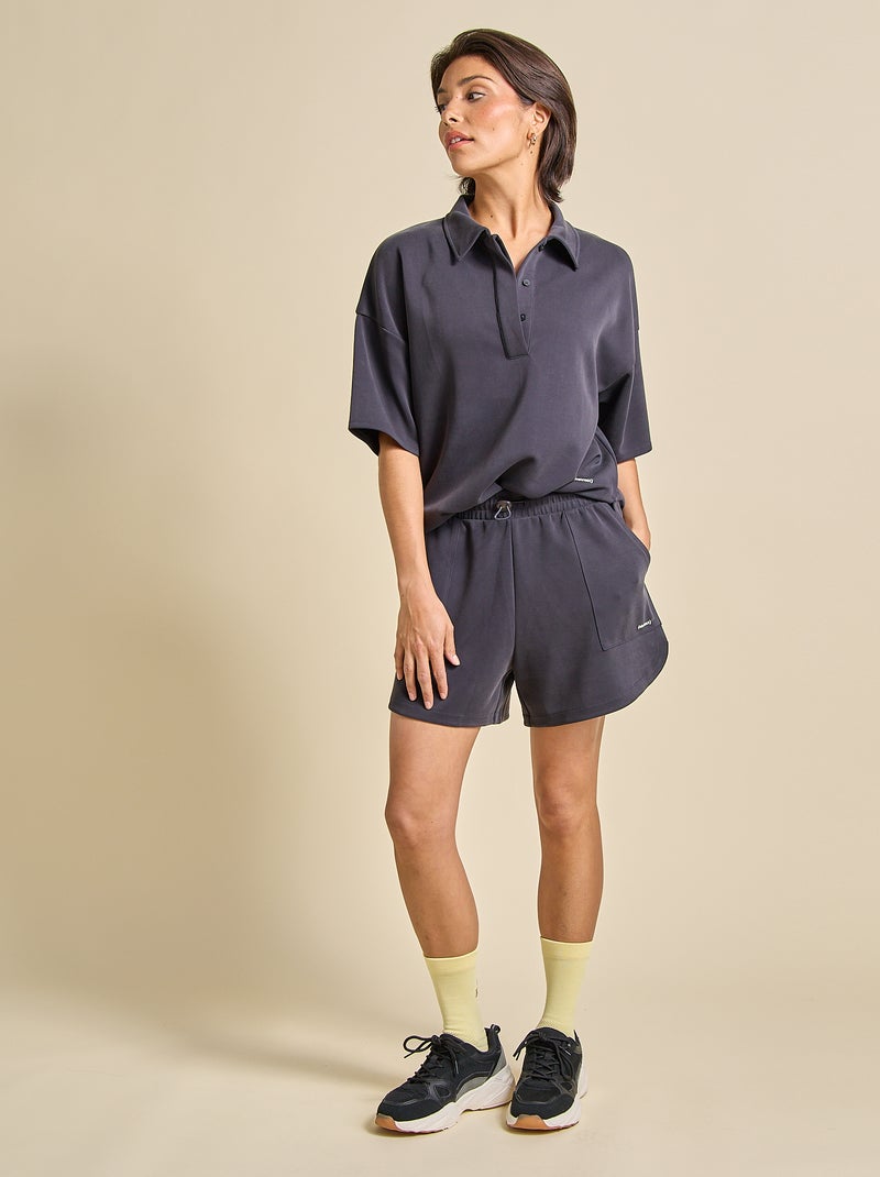 Polo deportivo oversize - (ekstract) Negro - Kiabi