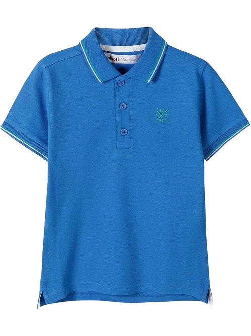 Polo diseño punta en contraste niños - minoti - Kiabi Polo diseño punta en contraste niños - minoti - Kiabi