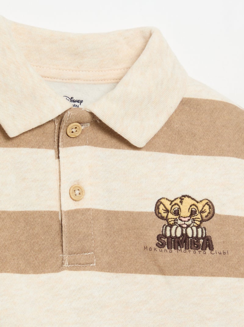 Polo 'Disney' de forro polar Beige - Kiabi
