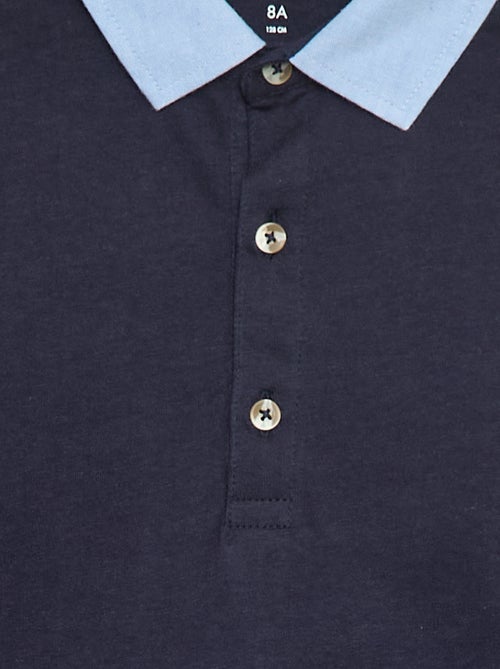 Polo efecto 2 en 1 de manga corta - Kiabi