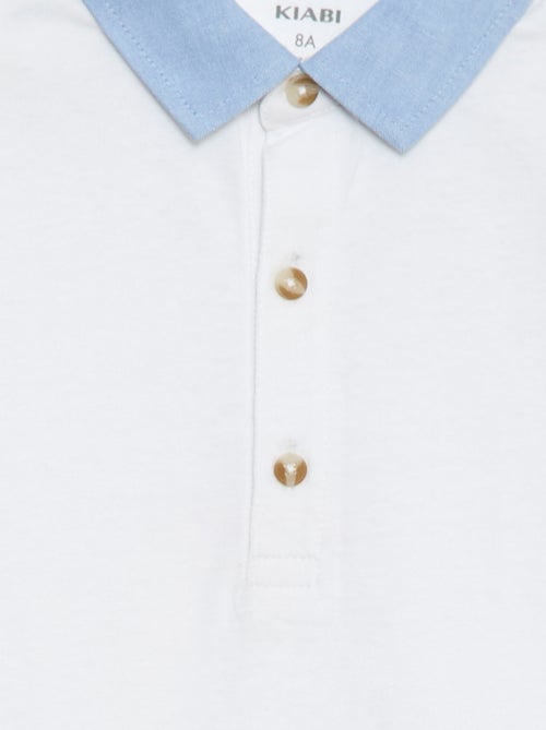 Polo efecto 2 en 1 de manga corta - Kiabi