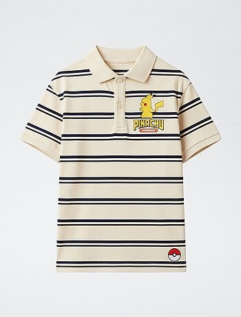Polo estampado 'Pokémon' en punto de algodón