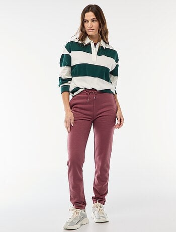 Polo estilo rugby de manga larga