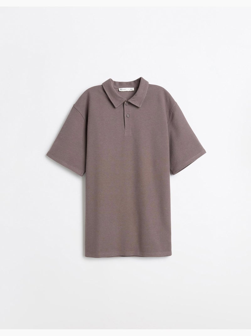 Polo estructurado, MO Fashion Marr?n - Kiabi