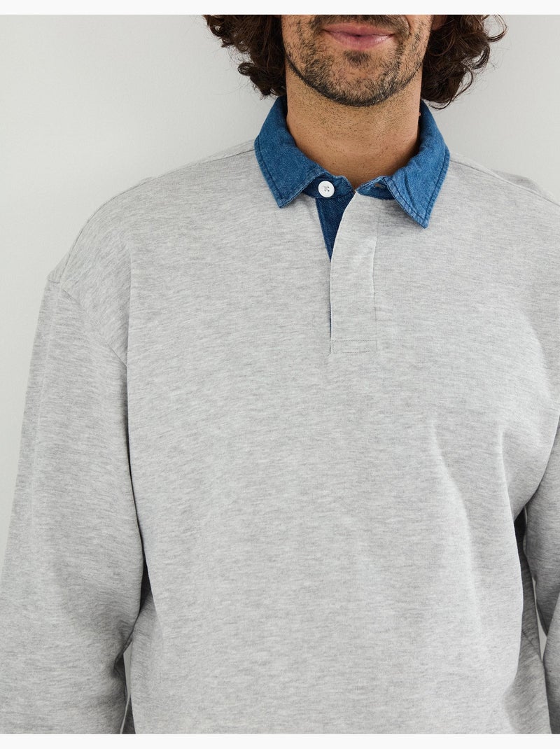 Polo Felpa, MO Fashion Gris - Kiabi